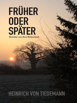 cover image of Früher oder Später